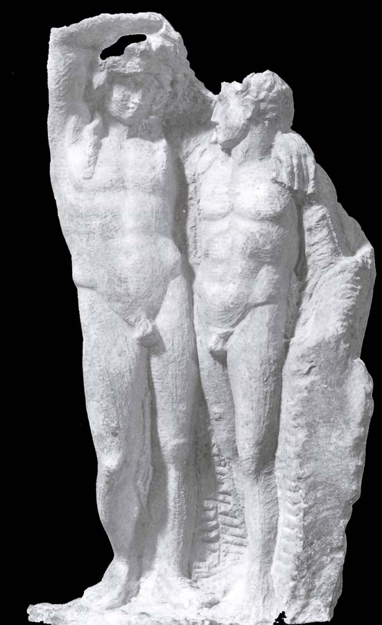 Dionysus and satyr